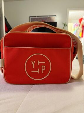 Y/Project Red Crossbody Bag with Logo Strap